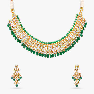 Tanishq 18KT Gold Necklace Set