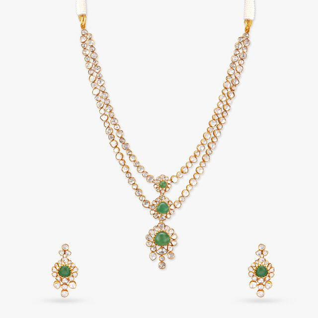 Tanishq 18KT Gold Necklace Set 