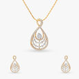 Timeless Tranquillity Diamond Pendant and Earrings Set 2