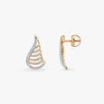 Serene Motion Diamond Pendant and Earrings Set 6