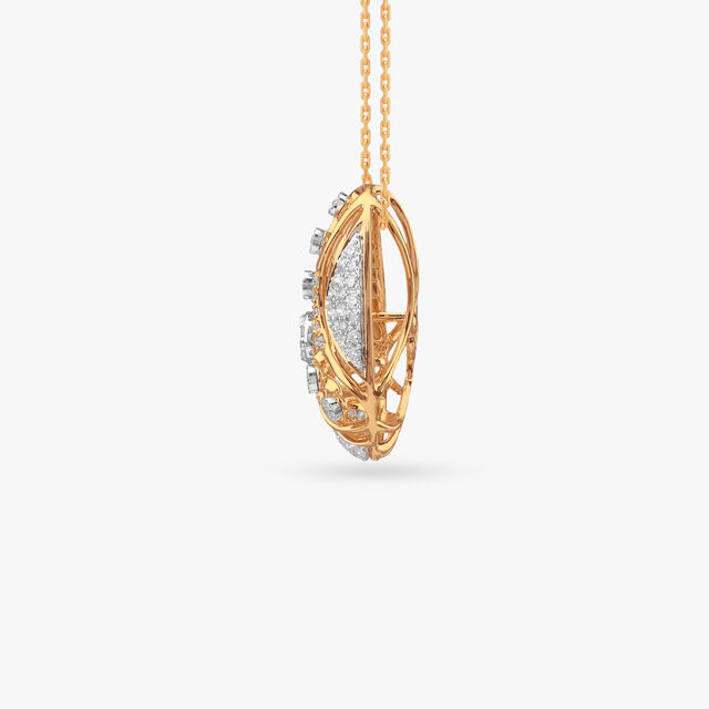 Timeless Grace Diamond Pendant and Earrings Set 3