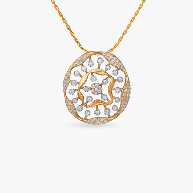 Glorious Gaze Diamond Pendant and Earrings Set 2