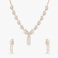 Enchanted Radiance Diamond Necklace Set 