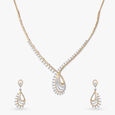 Curved Perfection Diamond Necklace Set 2