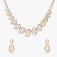 Shining Glory Diamond Necklace Set 