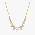 Chandelier Charm Diamond Necklace Set 2