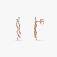 Sparkling Twist Diamond Necklace Set 5