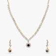Twilight Glam Diamond Necklace Set 