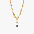 Pear Royale Gold Necklace Set 3