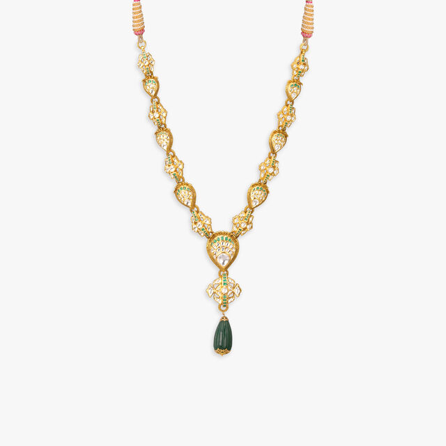 Pear Royale Gold Necklace Set 3