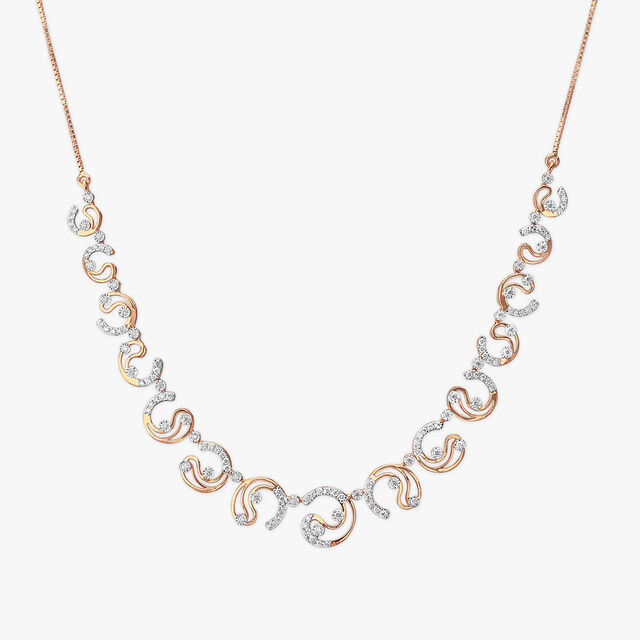 Swirling Radiance Diamond Necklace Set 2