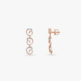 Swirl Charm Diamond Necklace Set 5