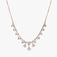 Blush Triangles Diamond Necklace Set 2