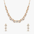 Bold Triad Diamond Necklace Set 