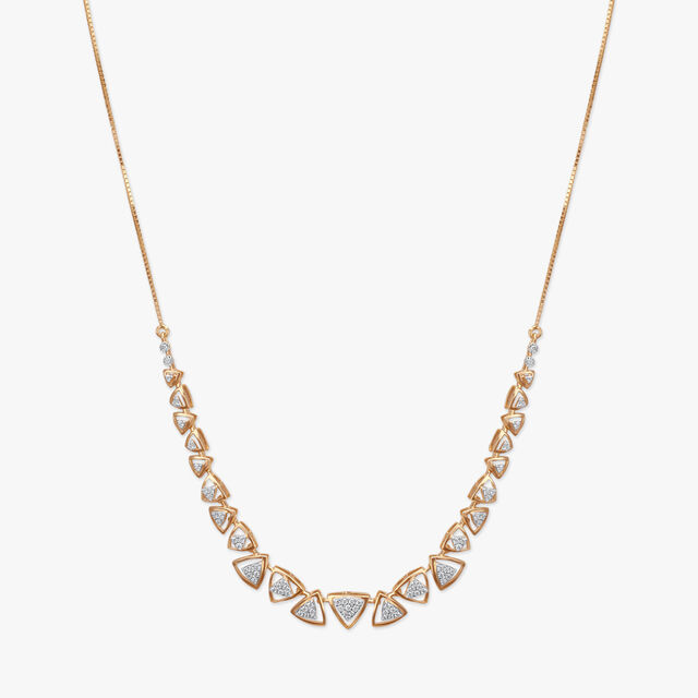 Bold Triad Diamond Necklace Set 2