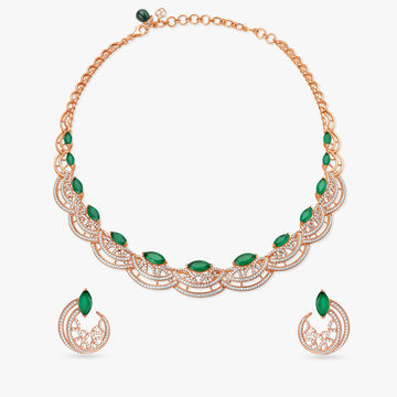 Interlaced Wonders Diamond Necklace Set