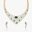 Nature's Harmony Diamond Necklace Set 