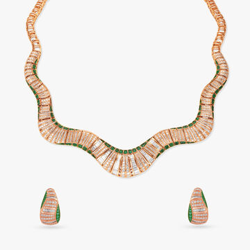 Dance of Envy Diamond Necklace Set