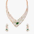 Nature's Symphony Diamond Necklace Set 