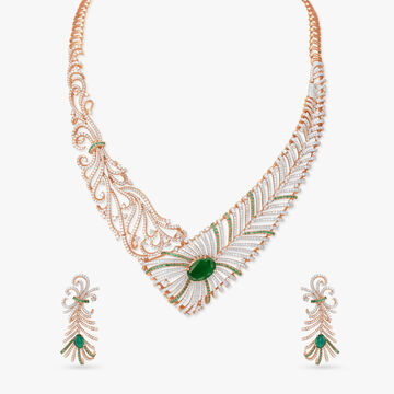 Nature's Symphony Diamond Necklace Set