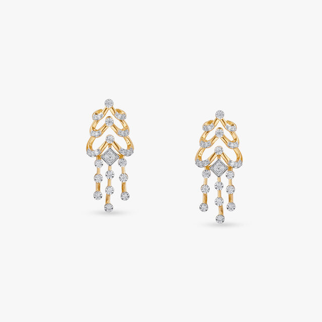 Dazzle Drop Drama Diamond Necklace Set 4
