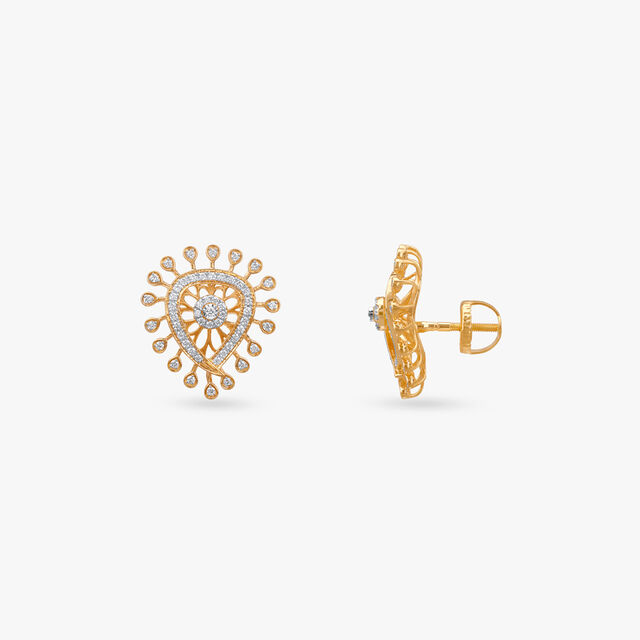 Tanishq 18KT Pendant and Earrings Set 5