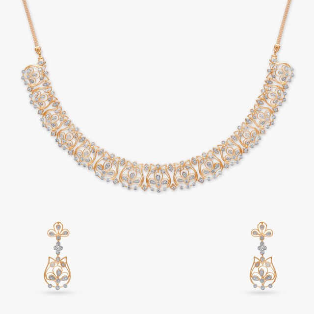 Twilight Ballet Diamond Necklace Set 