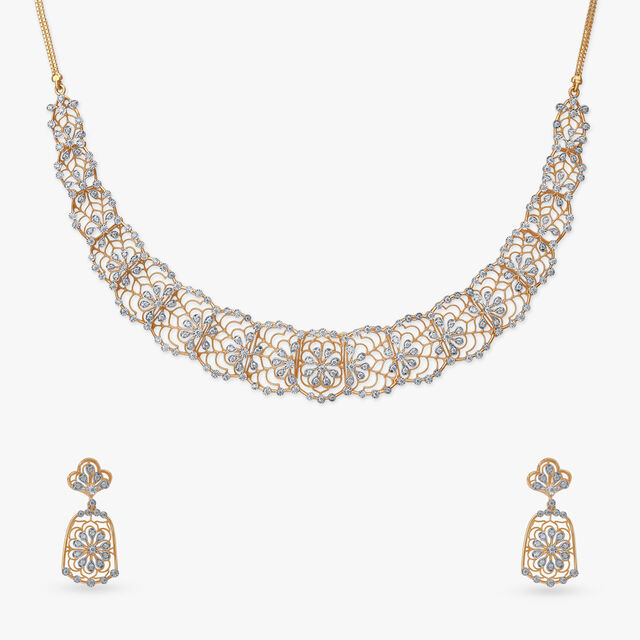 Laced Reverie Diamond Necklace Set 3
