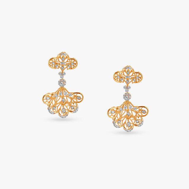 Scalloped Finesse Diamond Necklace Set 4