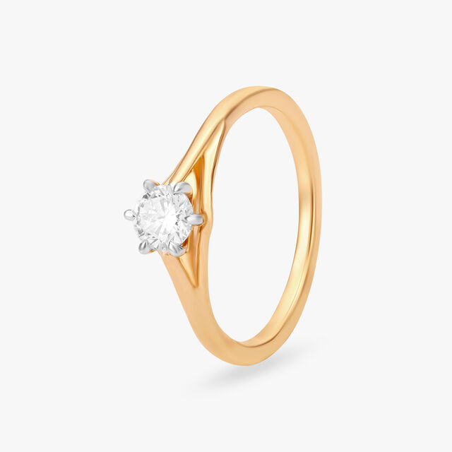 Sparkling Vow Diamond Engagement Finger Ring