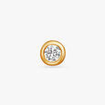 Stately Gold and Diamond Nose Pin 2