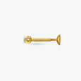 Single Stone Diamond and Gold Nose Pin,,hi-res 3