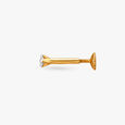 Dainty Gold and Diamond Nose Pin,,hi-res 3
