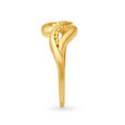 Rococo Yellow Gold Waved Finger Ring,,hi-res 3