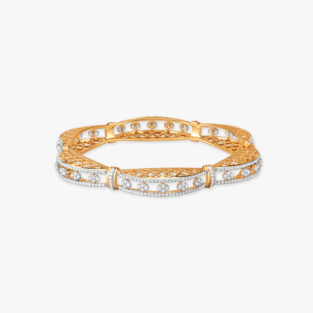 Tanishq 18KT Diamond Bangle 