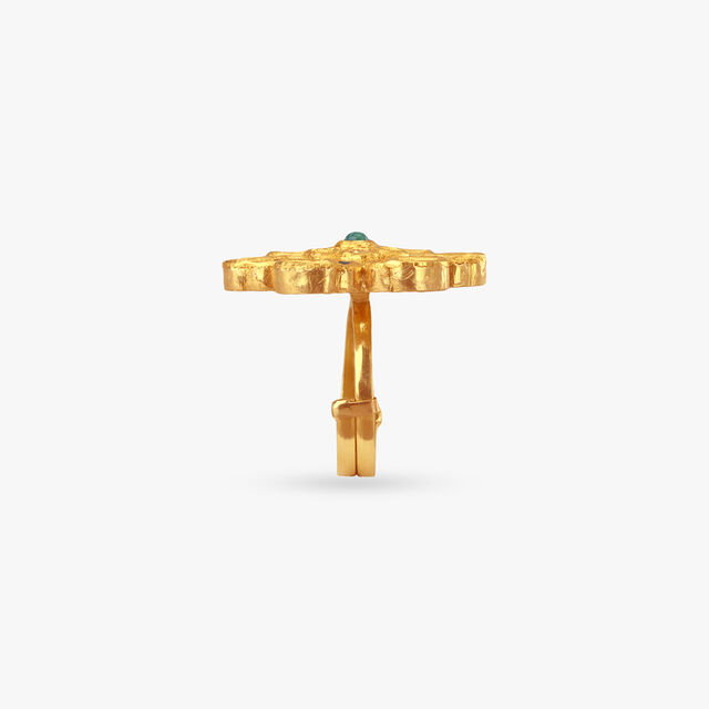 Vintage Blossom Gold Ring