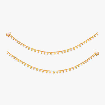 Dancing Glow Gold Anklet