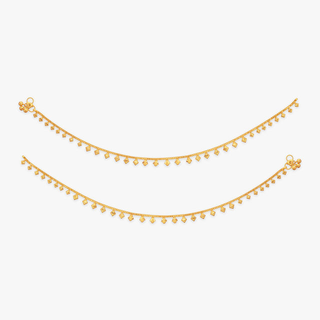 Dancing Glow Gold Anklet
