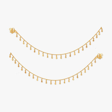Sunlit Grace Gold Anklet