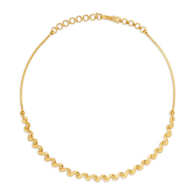 Surreal Gold Necklace 