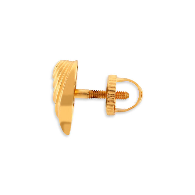 Charming Fancy Gold Stud Earrings 2