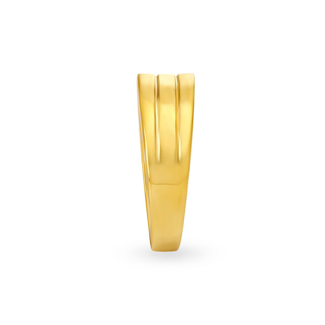 Simple 22 Karat Yellow Gold Finger Ring 3