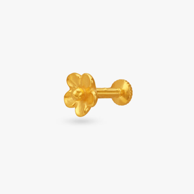 Dainty Daisy Gold Nose Pin
