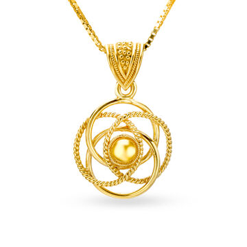 Hypnotic Gold Pendant