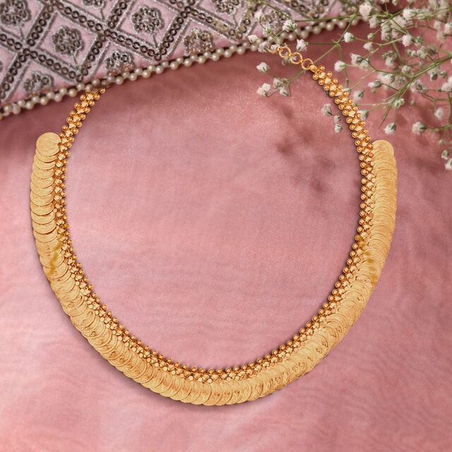 Auspicious Lakshmi Kasu Necklace,,hi-res 