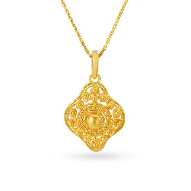 Radiant Filigree Pendant 