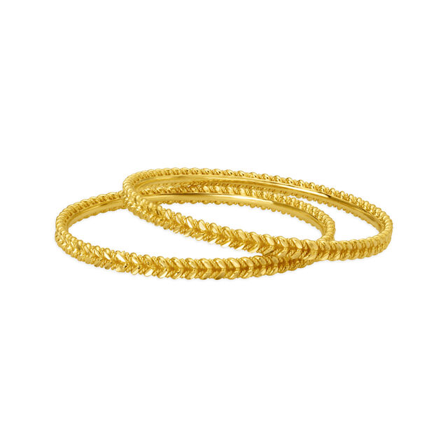 Nature Inspired Graceful Bangle,,hi-res 