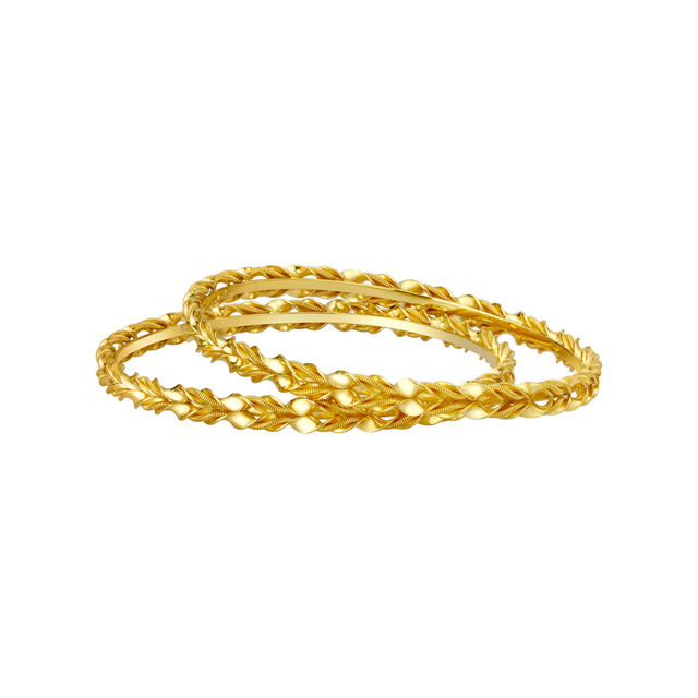 Elegant Nature Inspired Bangle,,hi-res 