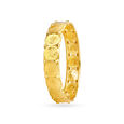 Striking Coin Style Gold Bangle,,hi-res 2