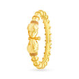 Stately Temple Inspired Gold Bangle,,hi-res 2